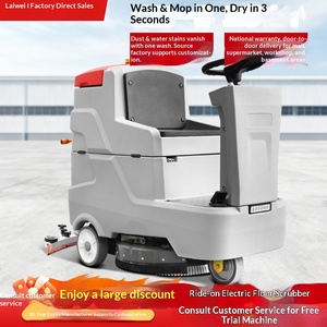 Máquina de Limpieza de Pisos para Talleres, Restaurantes, Hospitales, Lavadora Industrial, Máquina de Fregado para Supermercados, de Empuje Manual - Product Image 1