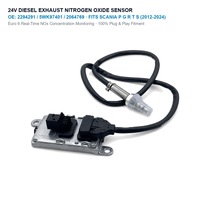 Capteur NOx 24V pour camions Scania séries P, G, R, T, S - Références 2294291, 2064769, 2247381, 5WK97401 - Capteur d'oxyde d'azote Euro 6 (2012-2024)