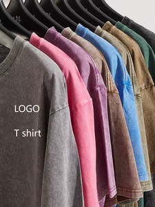 T-shirt en coton à col rond pour homme, imprimé par transfert thermique, respirant, 230g, décontracté, manches courtes, coupe oversize, logo vierge sur le devant - Product Image 1