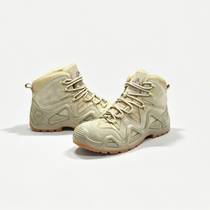 Bottes de randonnée tactiques en daim imperméable antidérapantes à lacets <span class=keywords><strong>GR537</strong></span> 6 pouces Golden Retriever - Product Image 2