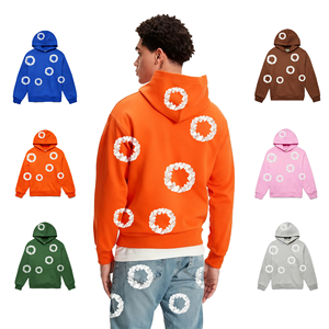 เสื้อมีฮู้ดผ้าคอตตอนถักทรงโอเวอร์ไซส์เสื้อสเวตเตอร์แบบสวมหัวโอเวอร์ไซส์สเวตเชิ้ตออกแบบได้เองสำหรับผู้ชายผู้หญิงจากโรงงานสั่งซื้อจำนวนมาก - Product Image 1