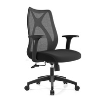 Chaise de bureau ergonomique en maille certifiée BIFMA, ensemble table et chaise de bureau, chaise de bureau pivotante moderne de haute qualité