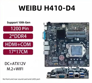 Placa Base Industrial WEIBU <span class=keywords><strong>H410</strong></span>-ITX Mini-ITX Todo en Uno, <span class=keywords><strong>Socket</strong></span> LGA1200, DDR4 de Doble Canal, LAN Dual, M.2 Wifi, Chipset Intel - Product Image 2