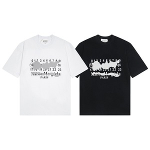 Camiseta Masculina de Alta Gama, Vintage, Retro, de Lujo, <span class=keywords><strong>Maiso</strong></span> Margiela, con Letras Digitales, 300g, 100% Algodón, Manga Corta, Transpirable y Holgada - Product Image 5