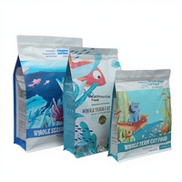 Sacs personnalisés à 8 soudures thermiques pour aliments pour chats avec impression gravure vibrante, en matériau CPP durable pour une fraîcheur optimale [En stock]
