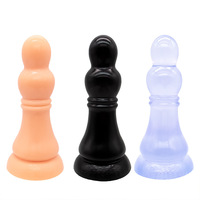 Dildo anal perlé long en forme de sucette, plug anal, jouet sexuel pour femmes/hommes/LGBT