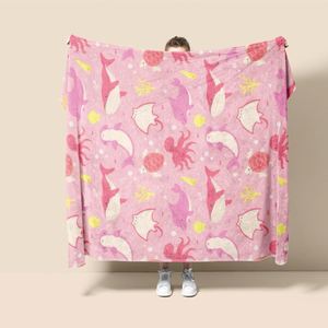 Couverture en polaire personnalisée avec logo d'entreprise, imprimée sur mesure, épaisse et chaude pour l'hiver - Product Image 1