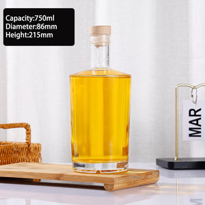 Venta al por mayor de lujo vacío amargo Tequila <span class=keywords><strong>Vodka</strong></span> botella de vino 100mL 200ml 375ml 500ml 750ml vidrio licor whisky Gin Spirit botellas - Product Image 5