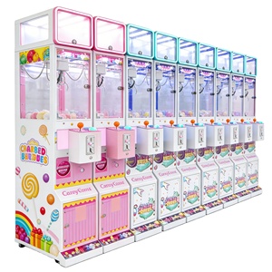 เครื่องเกมเครน <span class=keywords><strong>AMA</strong></span> ขนาดเล็ก รองรับภาษาอังกฤษ พร้อมจอแสดงผลข้อความ โครงสร้างโลหะ ใช้เหรียญหยอด สำหรับของรางวัล - Product Image 2