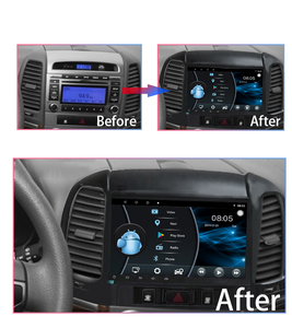 Bosstar <span class=keywords><strong>Android</strong></span> Car DVD đài phát thanh tự động <span class=keywords><strong>GPS</strong></span> navigation Stereo Player cho Hyundai Santa Fe 2005-2012 - Product Image 3