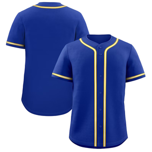 Maillot de baseball personnalisé vierge – Maillot de sport uni pour homme et femme – Uniforme d'équipe prêt à personnaliser – Idéal pour mariage et saison des diplômes - Product Image 3