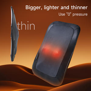 Masseur dorsal Shiatsu avec chaleur, massage par percussion, sans fil, pour soulager la douleur, massage des tissus profonds, pétrissage 4D - Product Image 4