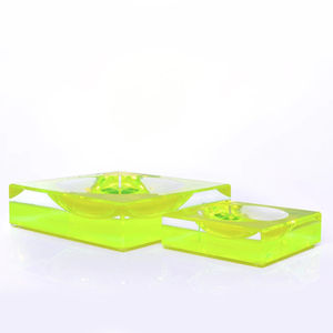 Sucrier acrylique personnalisé bol de bonbons en perspex coloré de sécurité alimentaire pour la décoration de mariage - Product Image 4