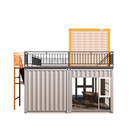 Conteneur d'expédition intelligent de 40 pieds maison de bureau maison préfabriquée de luxe maison de maître préfabriquée pour la croatie espagne allemand