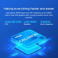 Alldocube 2025 Nouvel ordinateur portable 15.6 pouces 12Gb Ram 256GB Notebooks Ordinateur Intel Celeron N5100 1920*1080 IPS Gaming Notebook Laptops
