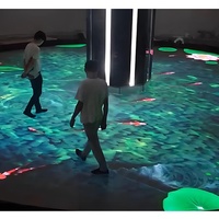 Système de jeu interactif de projection lumineuse pour sol extérieur, projecteur vidéo extérieur étanche IP65, éclairage de terrain de jeu
