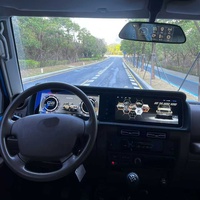 RoadNavi Layar Ganda 24 Inci untuk Toyota Land Cruiser LC70 LC76 LC79 Radio Mobil Android Panel Instrumen Digital Otomatis