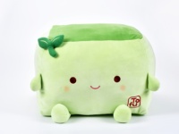 Article populaire : Peluche monstre 40 cm, série Tofu Love Language, super douce, en polyester brodé, rembourrage en coton PP, anti-stress