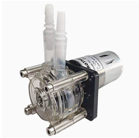 Pompe péristaltique à haut débit, facile à installer, pompe péristaltique 12v/24v, pompe doseuse, pompe à vide, 500ml/min, modèles plats