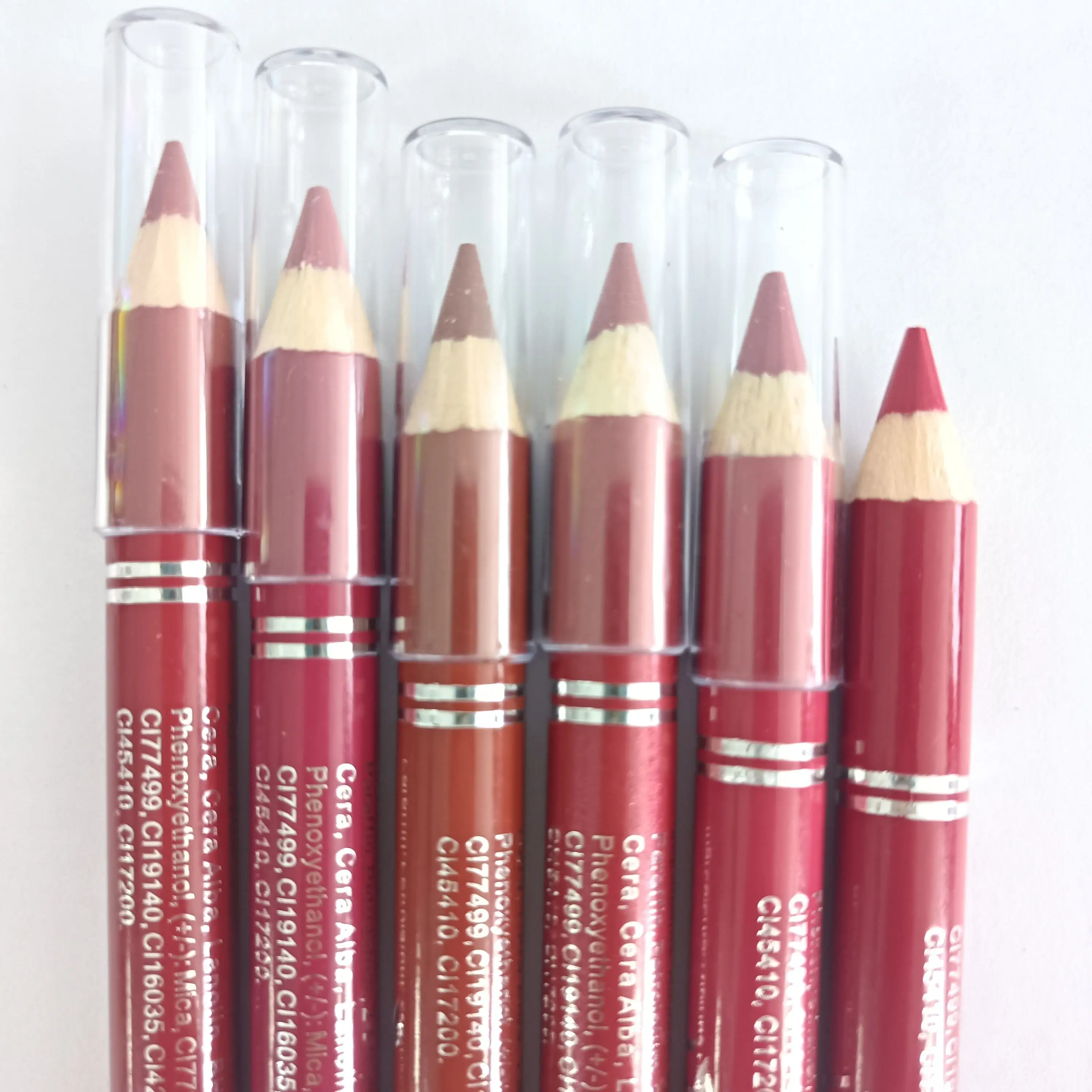 Großhandel maßge schneiderte beste Qualität Brown Lip Liner Bestseller wasserdichte Lip Liner Pencil Private Label