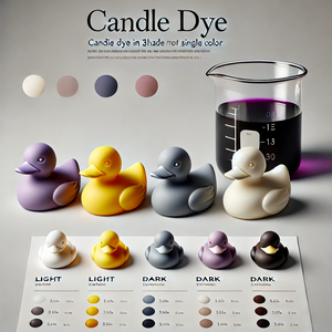 Polvere Colorante Nera per Candele ad Alta Concentrazione, Colorante Solubile in Olio ad Alta Purezza per Paraffina, Soia e Cera Gel - Product Image 3
