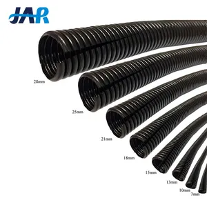 JAR SY Factory Price Wire Protection Nylon Corrugated Tube Non Metallic Nylon Split Flexible Conduit