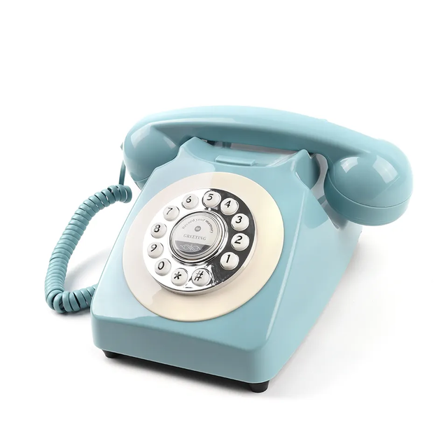 Hot selling Vintage style antique telephone voice guestbook Wedding event recorder Pick up the phone to leave a message
