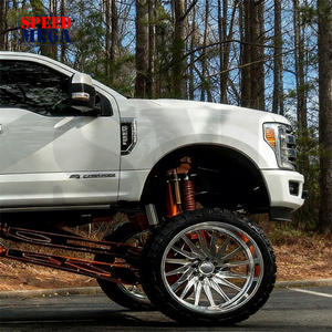 Rines de Aleación Forjados y Pulidos, Diseño Cóncavo Profundo, 20x10 22x10 24x10, para Autos 6x139.7 8x170, para Camionetas Ford Serie F y Ram - Product Image 3