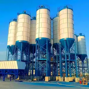 1000 tấn xi măng Silo Tank nhỏ di động 50 TẤN-1000 tấn Silo bắt vít loại xi măng thép Silo lưu trữ