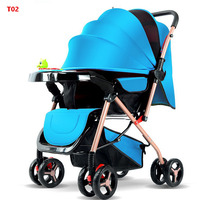Nouvelle conception 2021 Yobe Baby YB-CT01 Poussette manuelle multicolore Système de voyage Pliable Cadre en alliage d'aluminium Roues Charge de 15 kg