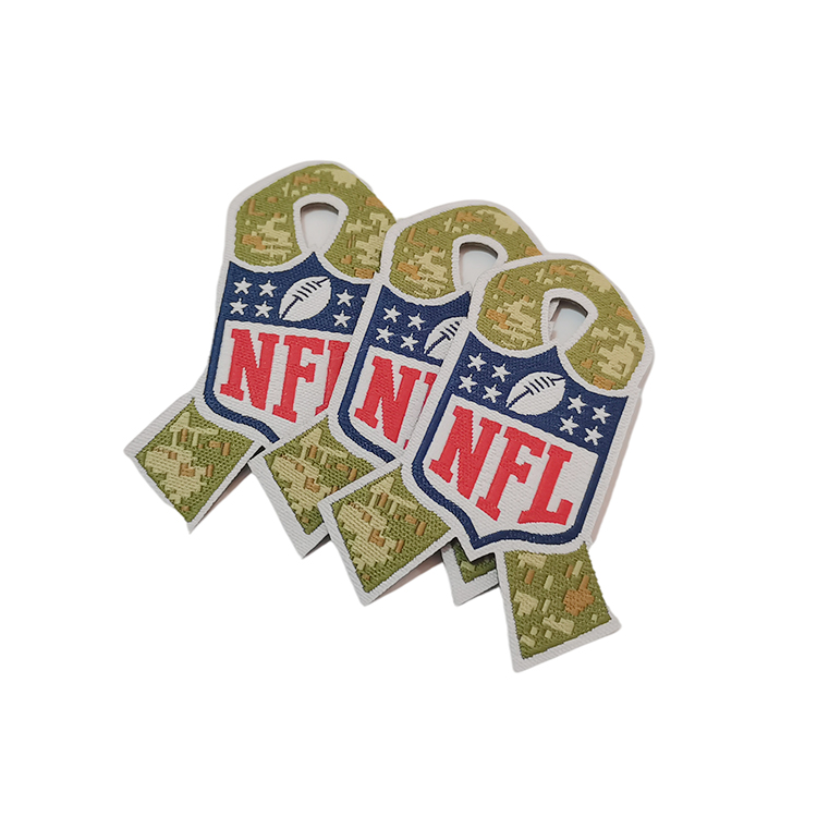 Тканые нашивки на заказ, термоклейкие нашивки для футбольной команды, военная одежда, спортивная тканевая нашивка
