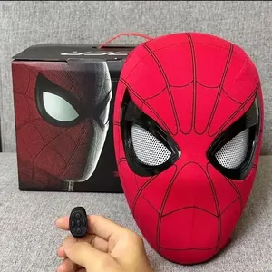 Máscara Electrónica de PVC para Cosplay, con Control Remoto por Anillo, Ojos Móviles, Decoración para la Cabeza, Regalo Coleccionable, Máscara con Parpadeo Increíble - Product Image 1