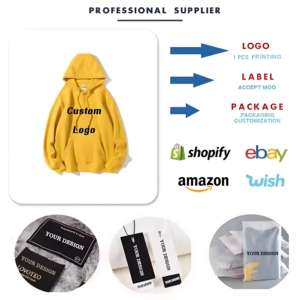 Sweat-shirts à capuche unisexes surdimensionnés pour hommes, en polaire polyester/coton, anti-boulochage, unis, personnalisables avec logo brodé - Product Image 6