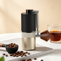 Moulin à café manuel portable HIGHWIN à meules coniques de 30 g, moulin à manivelle pour les voyages, le camping et le bureau