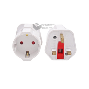 Adaptador europeo <span class=keywords><strong>a</strong></span> británico, <span class=keywords><strong>enchufe</strong></span> <span class=keywords><strong>de</strong></span> viaje Schuko <span class=keywords><strong>de</strong></span> <span class=keywords><strong>2</strong></span> pines <span class=keywords><strong>a</strong></span> <span class=keywords><strong>3</strong></span> pines, adaptador <span class=keywords><strong>de</strong></span> red <span class=keywords><strong>de</strong></span> la UE - Product Image 2