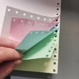 Papel de Banco de Alta Calidad, Papel Sin Carbón, Papel para Impresión por Computadora, Hojas de Tres Capas, para Uso Bancario - Product Image 6
