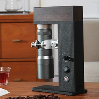 Moulin à café à meules en acier inoxydable alimenté par batterie, populaire et en vente chaude, pour une utilisation en voiture et à la maison, machine à expresso