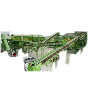 Automatic urban garbage sorting plant, Municipal solid waste sorting plant ,Waste sorting line