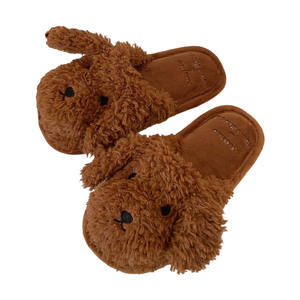 XIXIXITIAO femmes dames pantoufles moelleux laine peluche animal pantoufles ours <span class=keywords><strong>en</strong></span> peluche taille unique intérieur maison pantoufles - Product Image 1