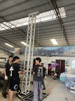 Soporte de Altavoz Line Array Portátil de Aleación de Aluminio 6061, Estructura Triangular en A, Barra de Tamaño Personalizado, Estructura de Soporte para Exteriores, Iluminación de Escenario