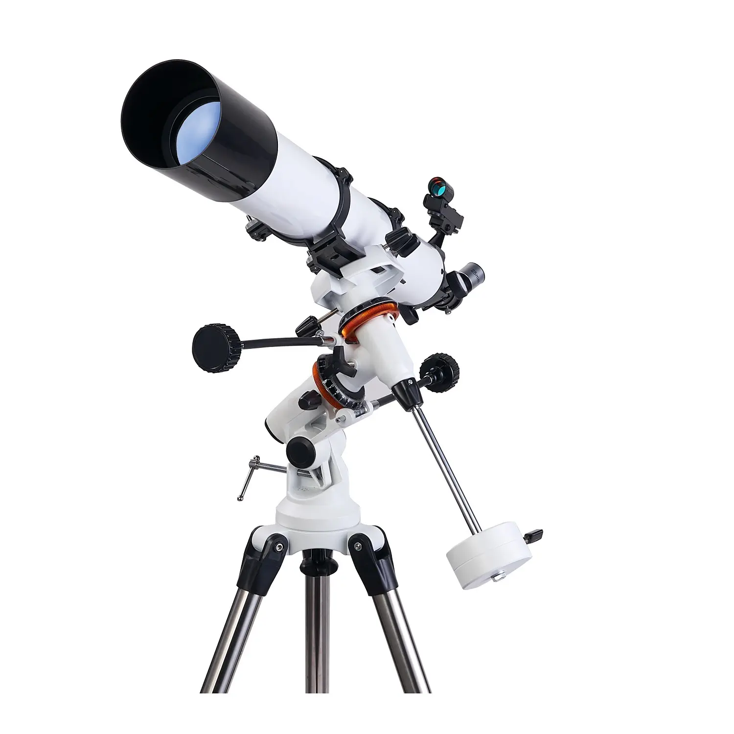 BIJIA F90080 Teleskop Astronomi Refraksi Profesional F80900 Instrumen Ekuatorial dengan Tripod