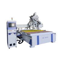 Machine de gravure CNC SDLE 2030 à quatre procédés avec plateforme d'adsorption sous vide élargie