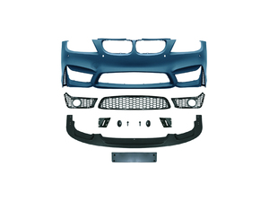 Karosserie-Umrüstsatz für BMW 3er E90 Update auf M4 Stil Neues Design Front- und Heckstoßstange Montage Seitenschweller - Product Image 3