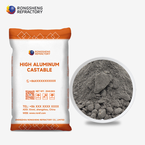 Rongsheng cường độ cao tự chảy vật liệu chịu lửa castables cao alumina thấp xi măng unshaped vật liệu chịu lửa - Product Image 2