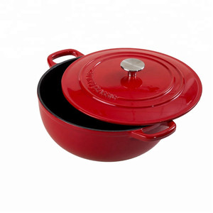 <span class=keywords><strong>Olla</strong></span> <span class=keywords><strong>de</strong></span> hierro fundido esmaltada <span class=keywords><strong>de</strong></span> gran capacidad, juego <span class=keywords><strong>de</strong></span> utensilios <span class=keywords><strong>de</strong></span> cocina, cocotte, <span class=keywords><strong>olla</strong></span> a presión, sartenes rústicas, antiadherente y ecológica. - Product Image 4