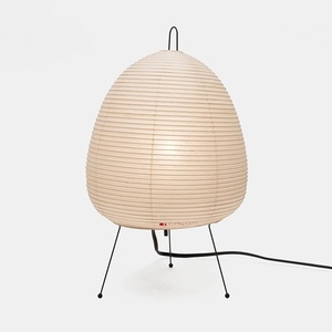 Lámpara de Mesa de Estilo Japonés <span class=keywords><strong>Akari</strong></span> Isamu Retro, de Papel de Arroz, Estilo Wabi-sabi, con Marco Metálico, Lámpara de Noche de Alta Gama - Product Image 5
