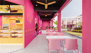 Muebles <span class=keywords><strong>de</strong></span> Exhibición Personalizados para Hamburgueserías, Muebles Modernos para Cafeterías, Diseño Interior <span class=keywords><strong>de</strong></span> Panadería con Detalles en Madera - Product Image 2