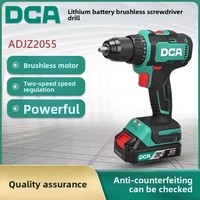 Perceuse électrique sans fil compacte et puissante Dongcheng DCA, sans balais, à main