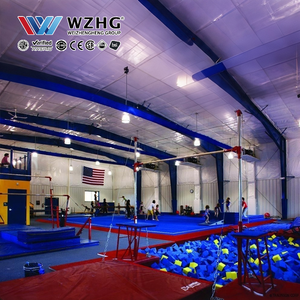 Bâtiment de gymnastique préfabriqué en acier pour les écoles d'entraînement sportif et les centres d'entraînement sportif en salle - Product Image 1