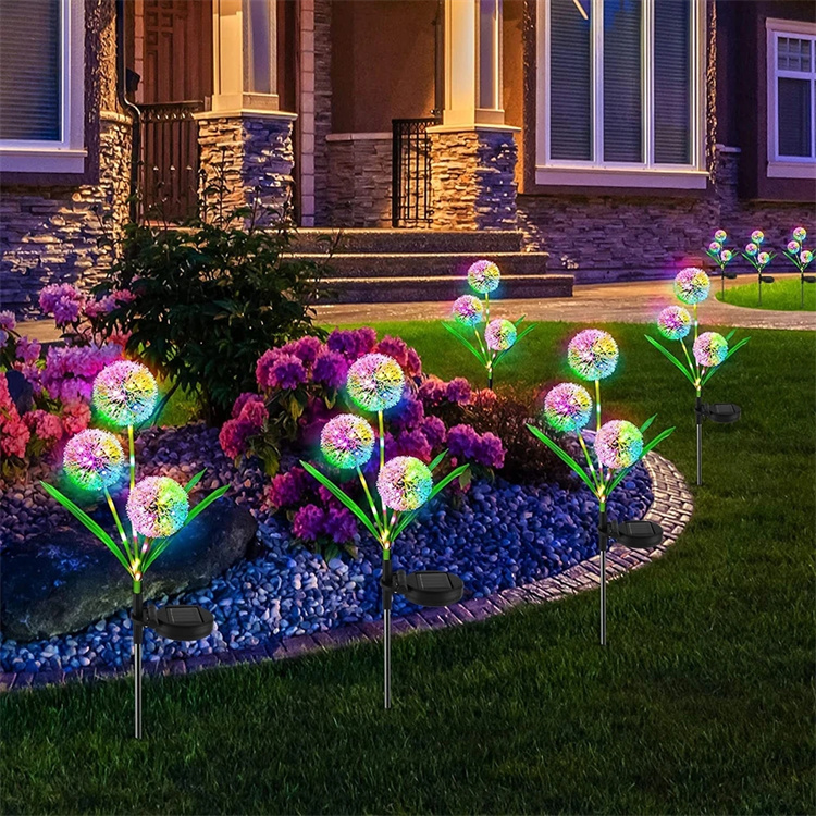 Decorazioni natalizie per esterni, 4 pezzi LED luci solari lecca-lecca